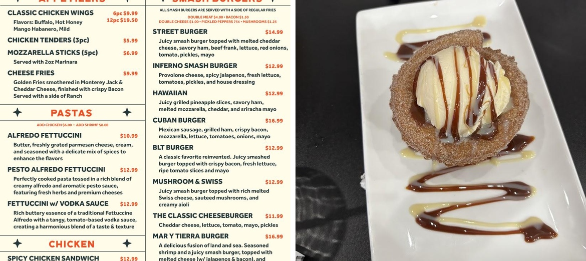 Flavor Fusion Menu