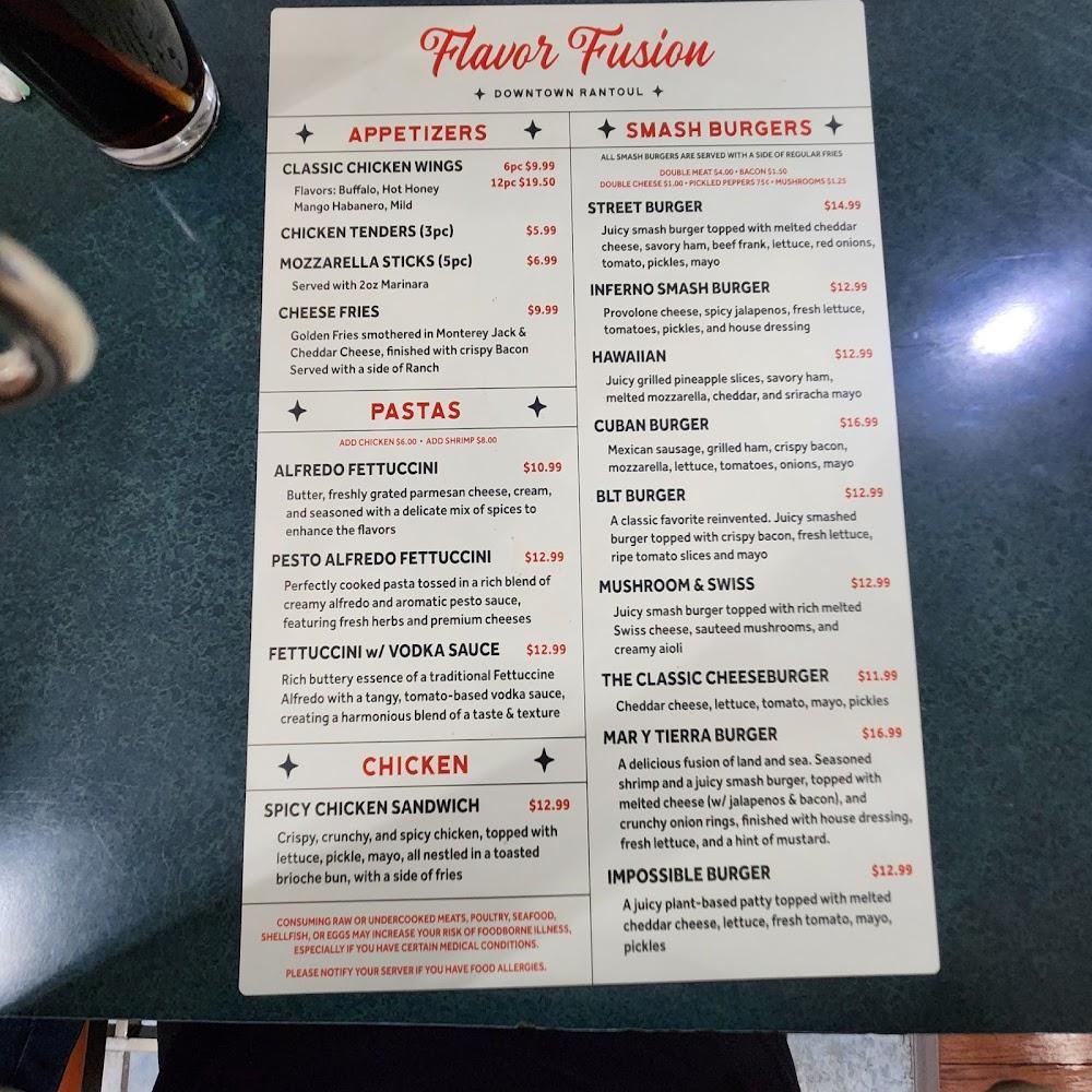 Flavor Fusion Menu image 3